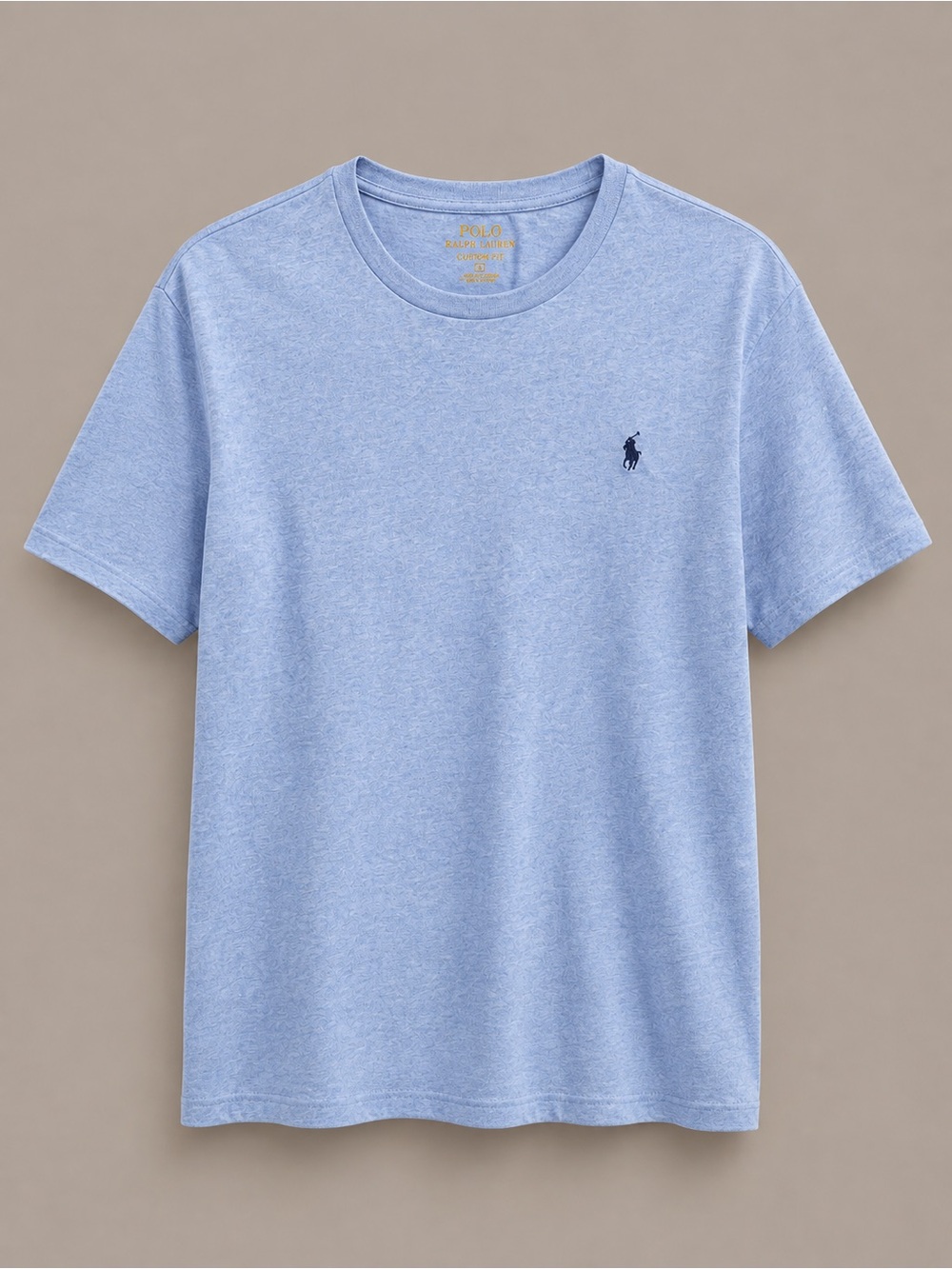 Polo by Ralph Lauren Heathered Sky Blue Crew Neck Tee
